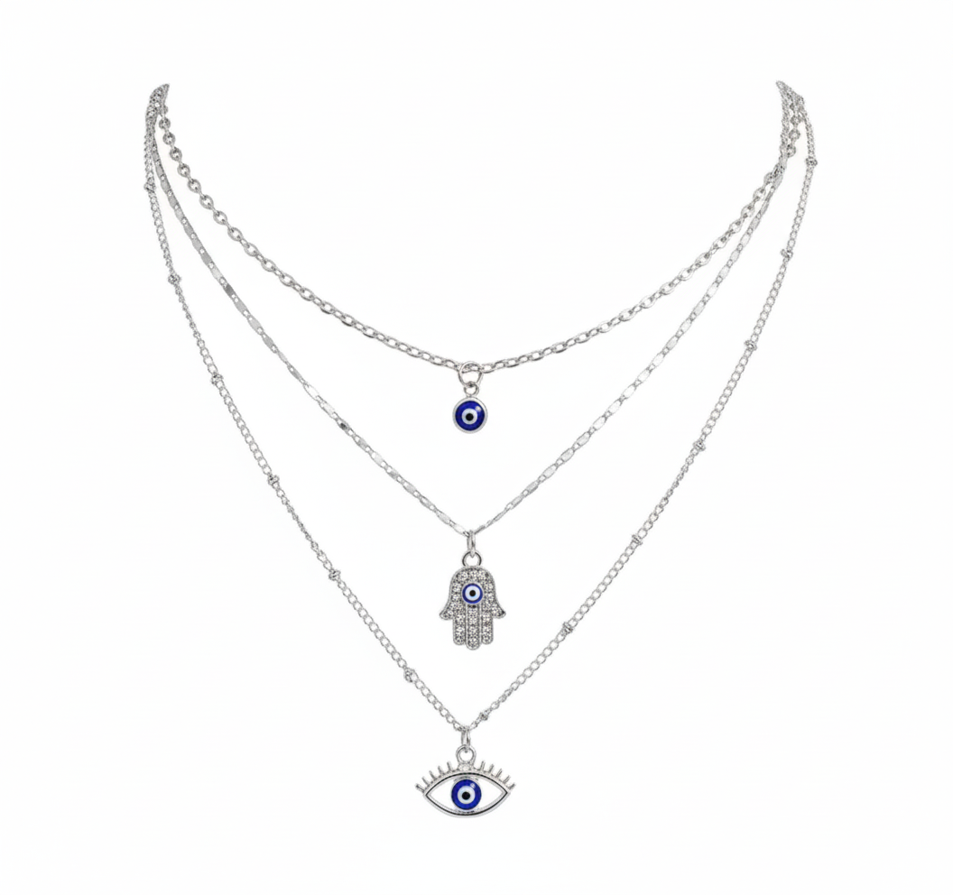 3pc Evil Eye Chain_0