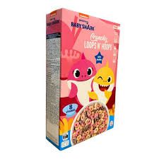 Loops & Hoops Breakfast Cereal Baby Shark 375G_0