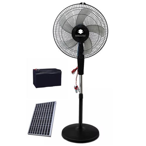 Miratec 16 Inch Rechargeable DC 15W Standing Fan +7000MAH Battery_0