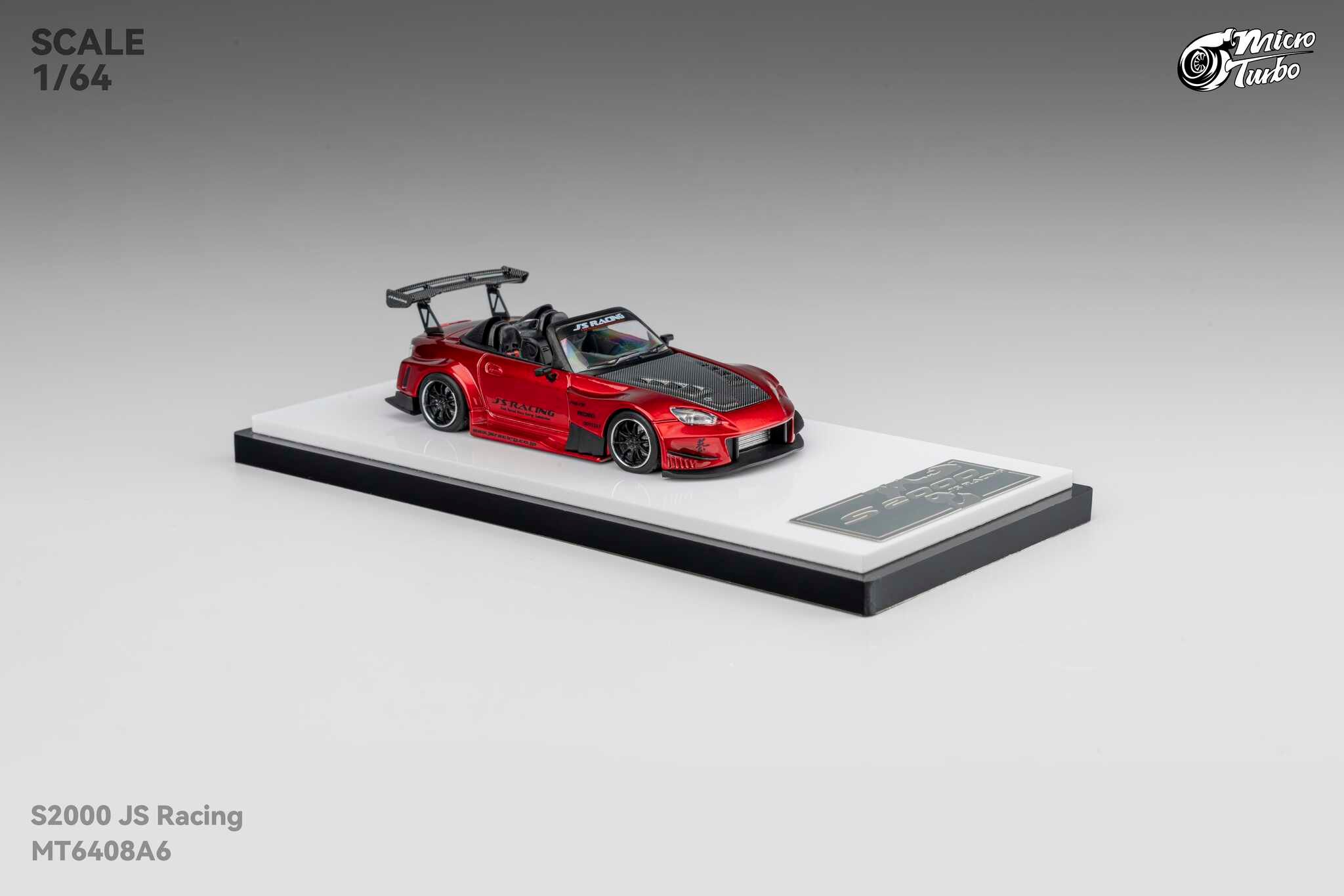 MICRO TURBO MODEL 1/64 CUSTOM S2000 JS RACING - CANDY RED_10