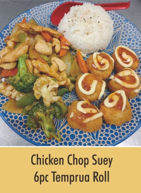 Chicken Chop Suey 6pc Tempura Roll _0