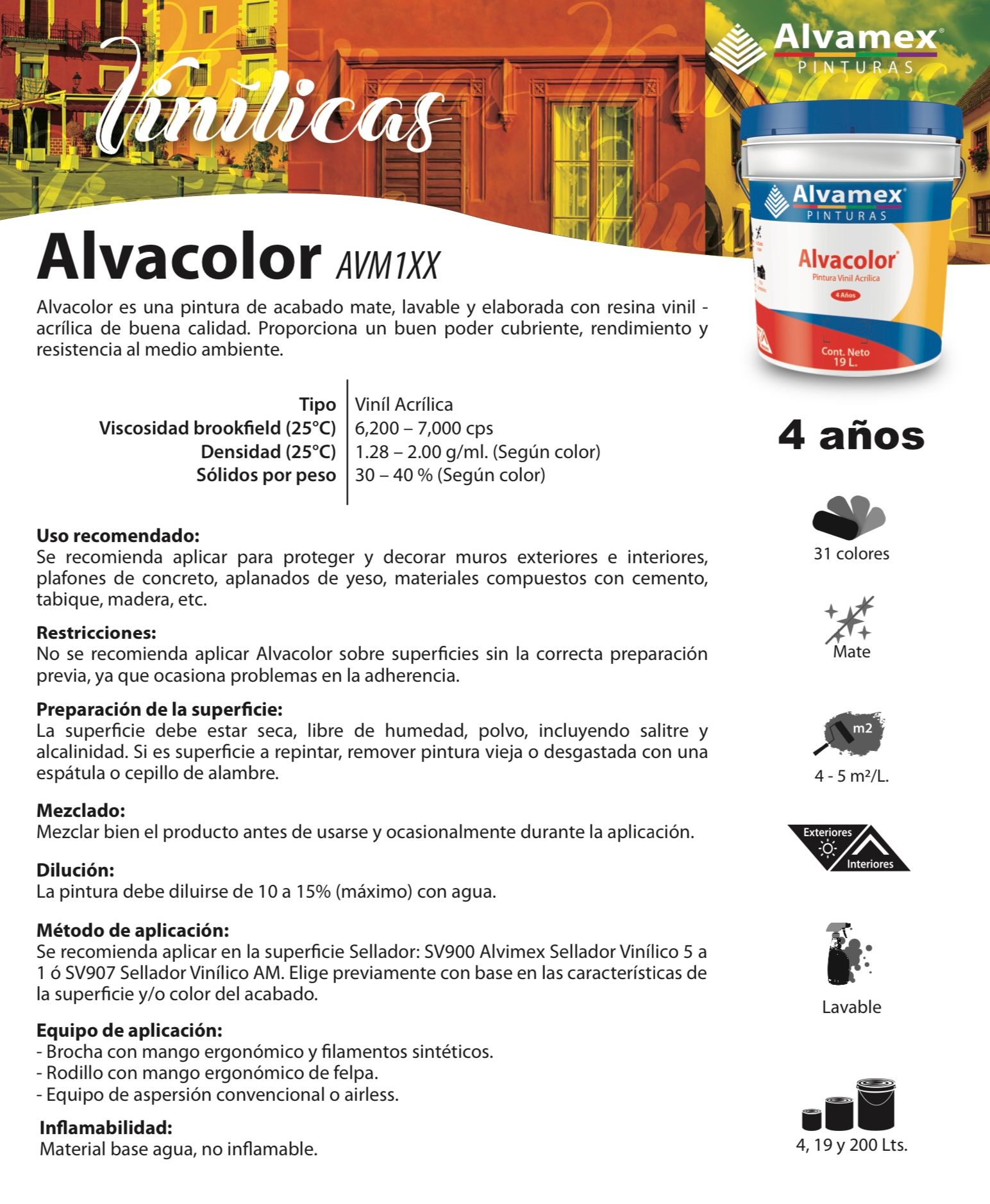 Pintura Vinilica AVM Pinturama cubeta 19 Lt_2