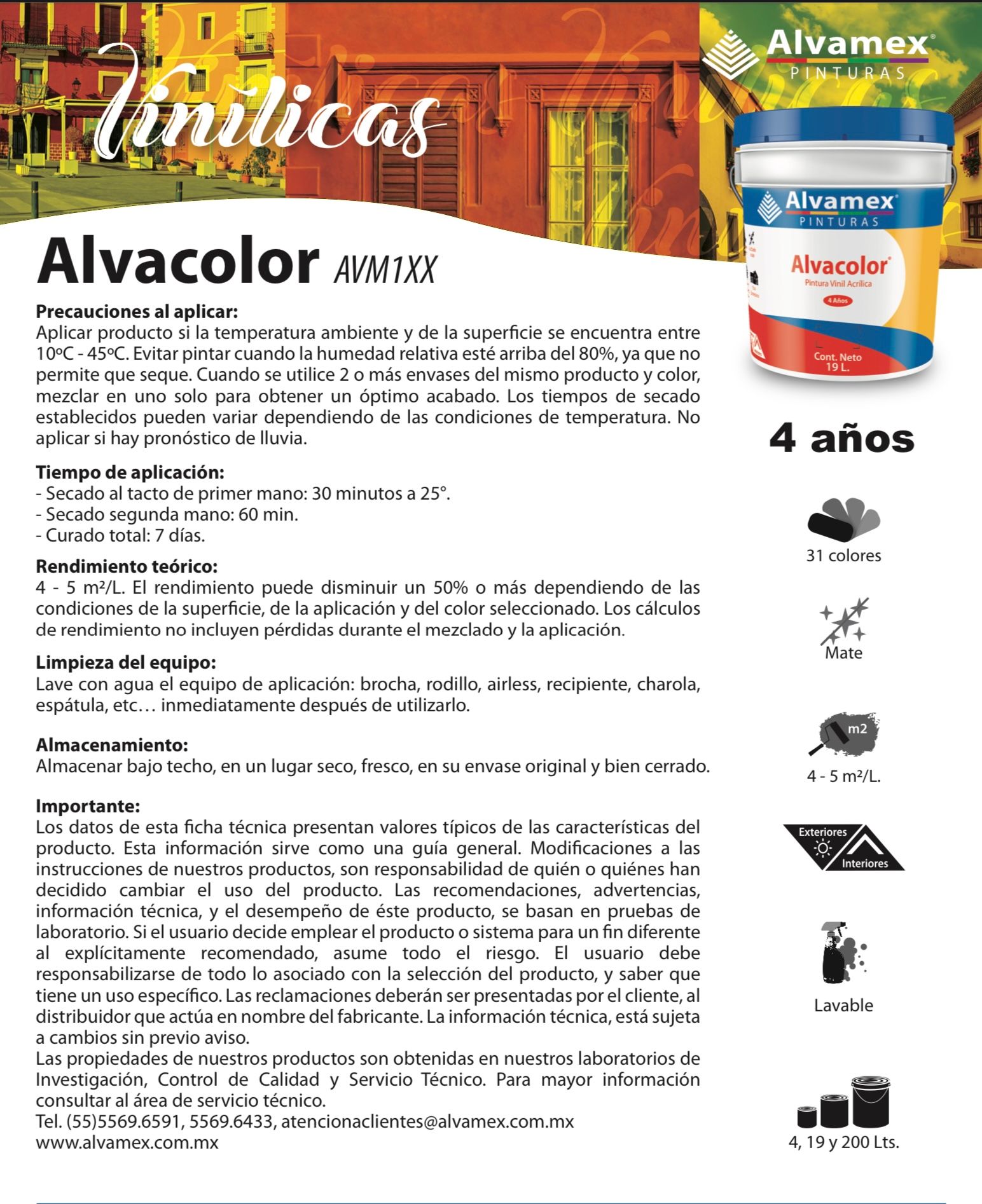 Pintura Vinilica AVM Pinturama cubeta 19 Lt_3