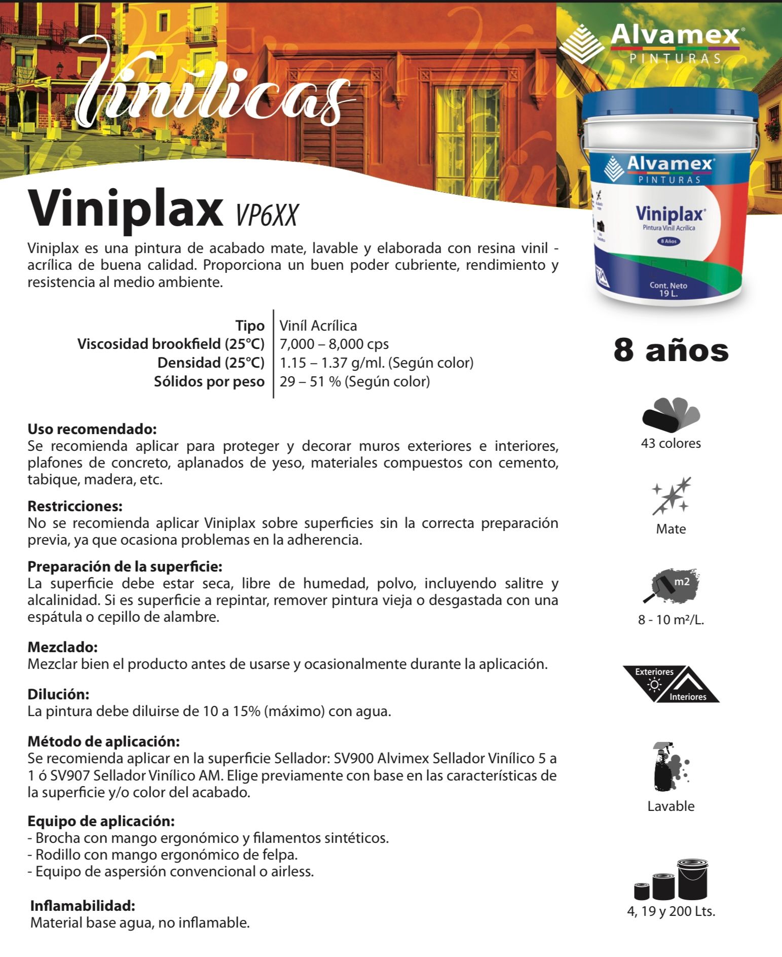 Pintura Vinilica VP600 Pinturama 19 Lt_2