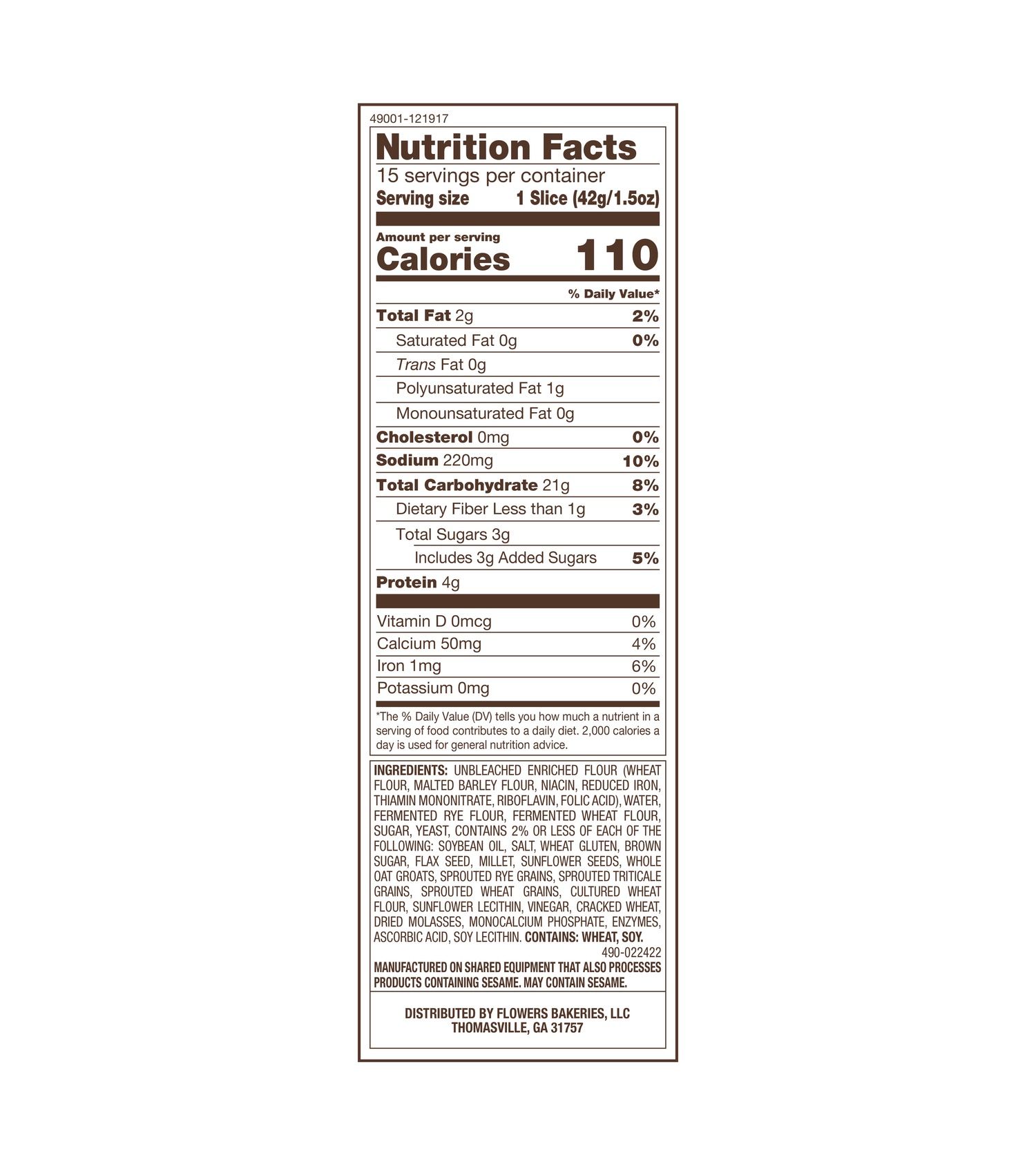 Natures Own - Thick Sliced Multigrain_2