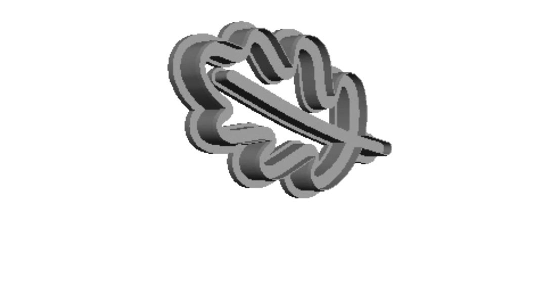 Oak Leaf 1 Cookie Cutter  _0