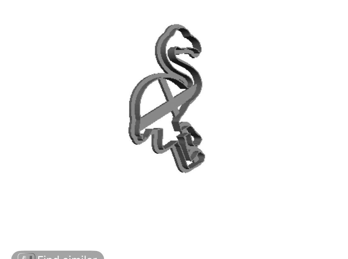 Flamingo Cookie Cutter                      _0