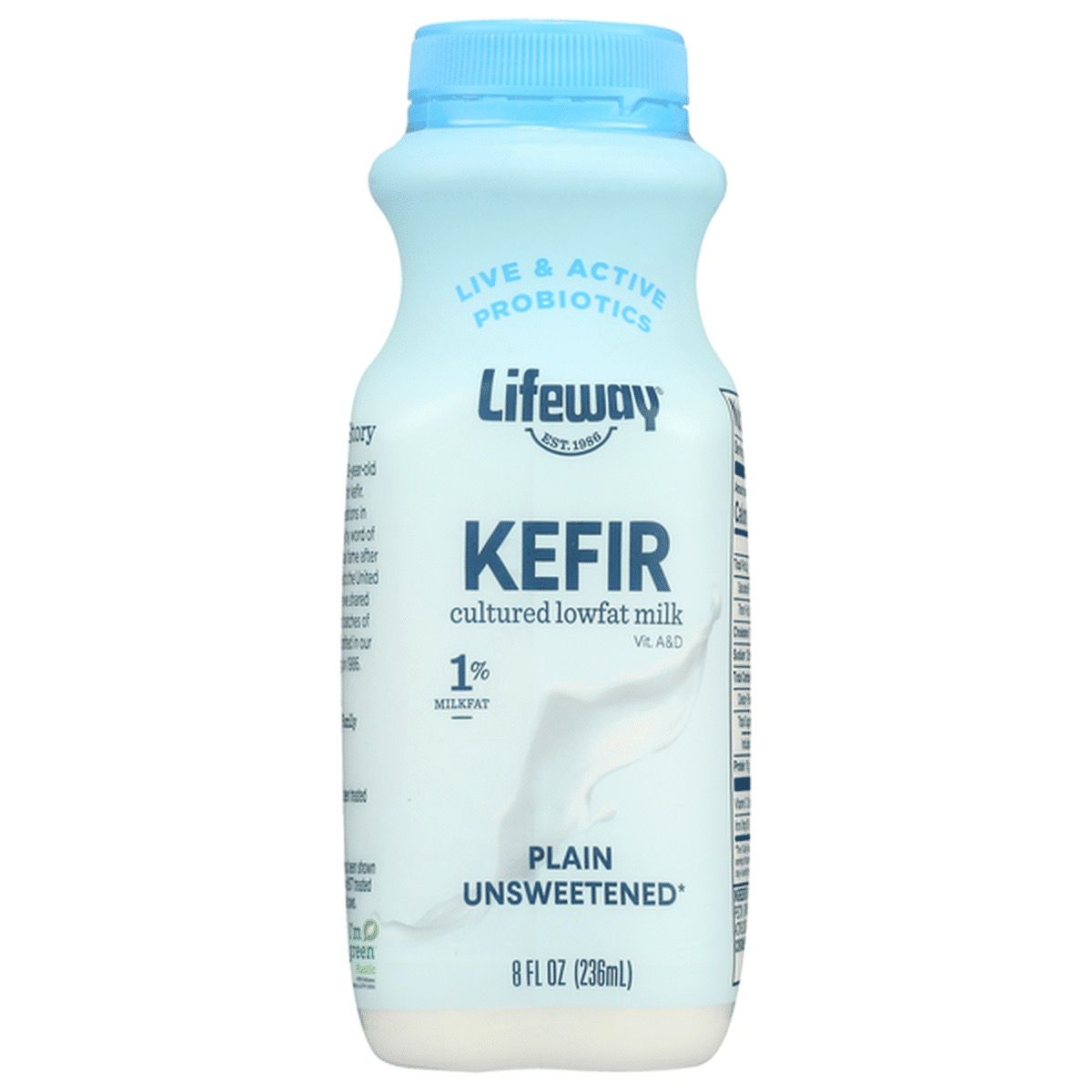 Lifeway Kefir Plain Unsweetened 8oz_0