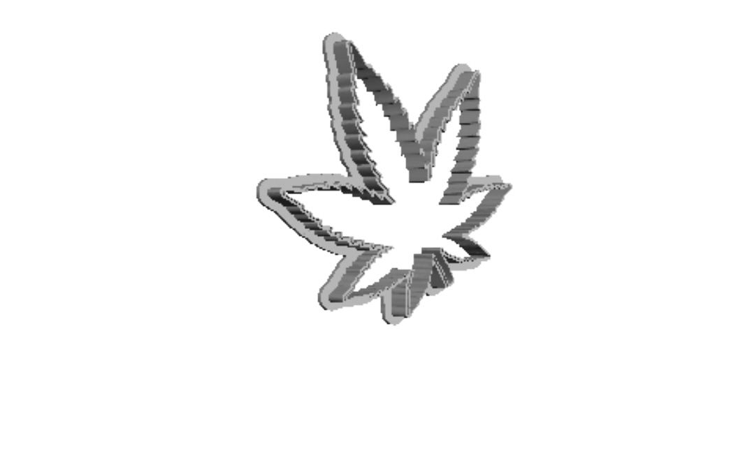 Cannabis Thin Cookie Cutter       _0