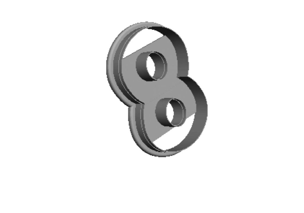 Letter 8 Cookie Cutter                 _0