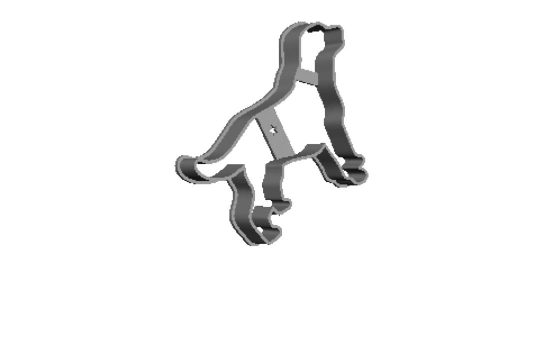Labrador outline Cookie Cutter         _0