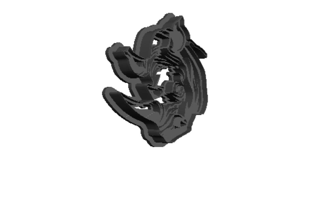 Rhino head implant Cookie Cutter    _0