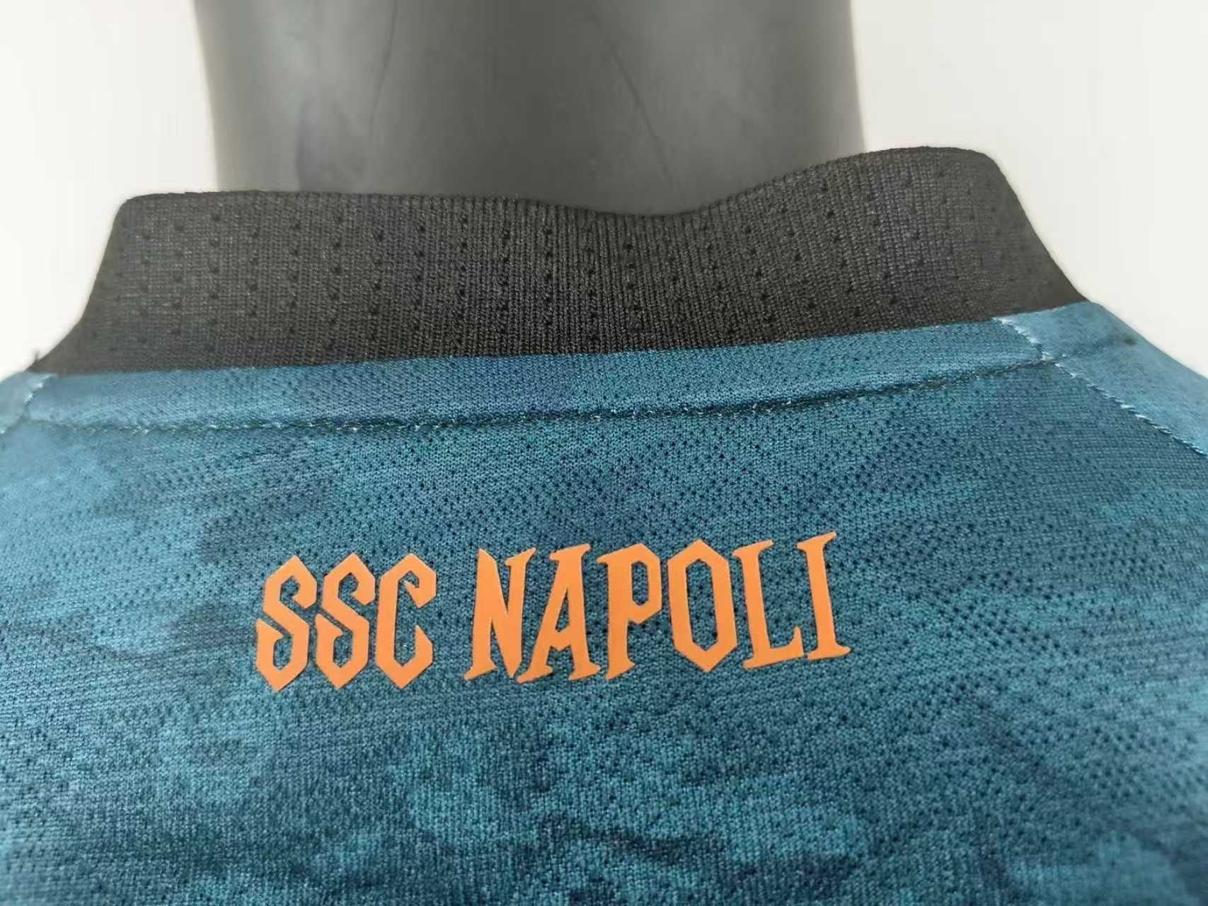 Napoli 2025/26 Halloween Shirt (Blue / Black / Orange)_5