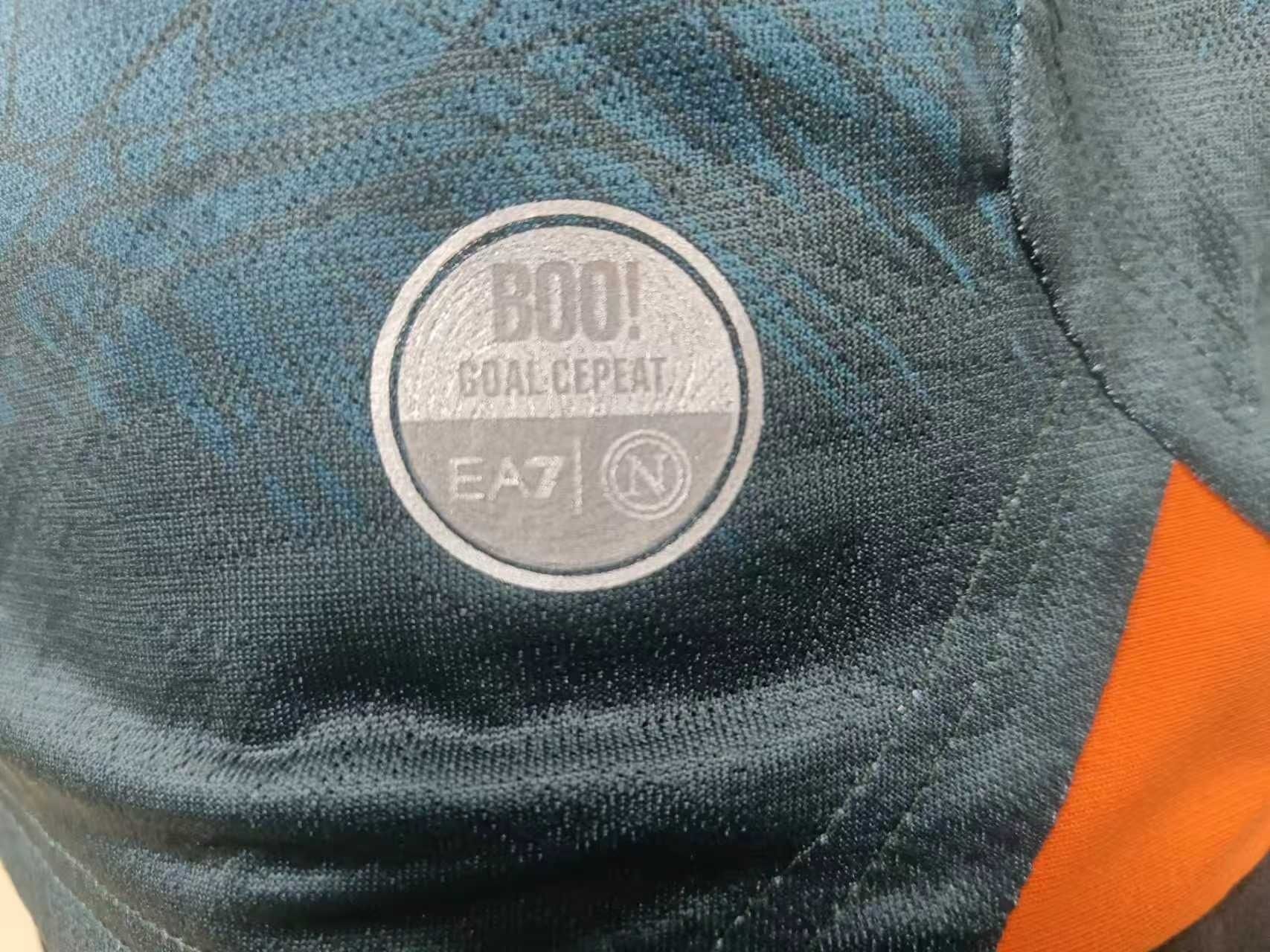 Napoli 2025/26 Halloween Shirt (Blue / Black / Orange)_6