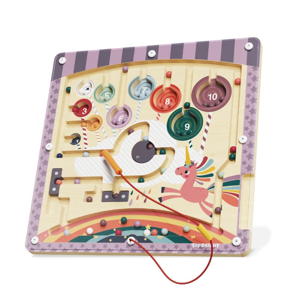 TopBright Wooden Magnetic Maze - Unicorn_0