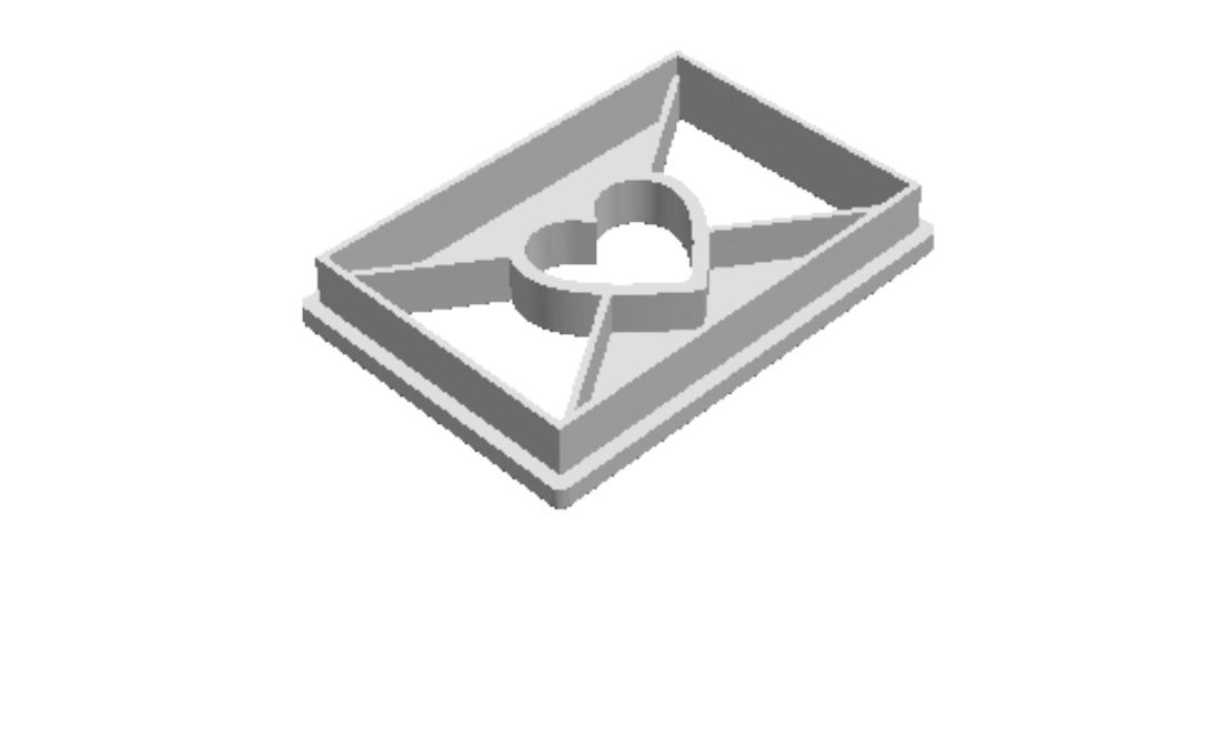 Valentine love letter A Cookie Cutter         _0