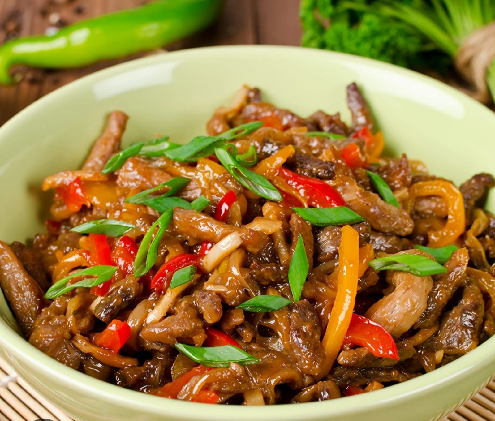 Boeuf aux poivrons / Riz - QM_0