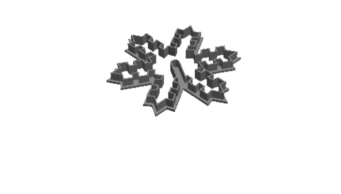 Snowflake outline Cookie Cutter         _0