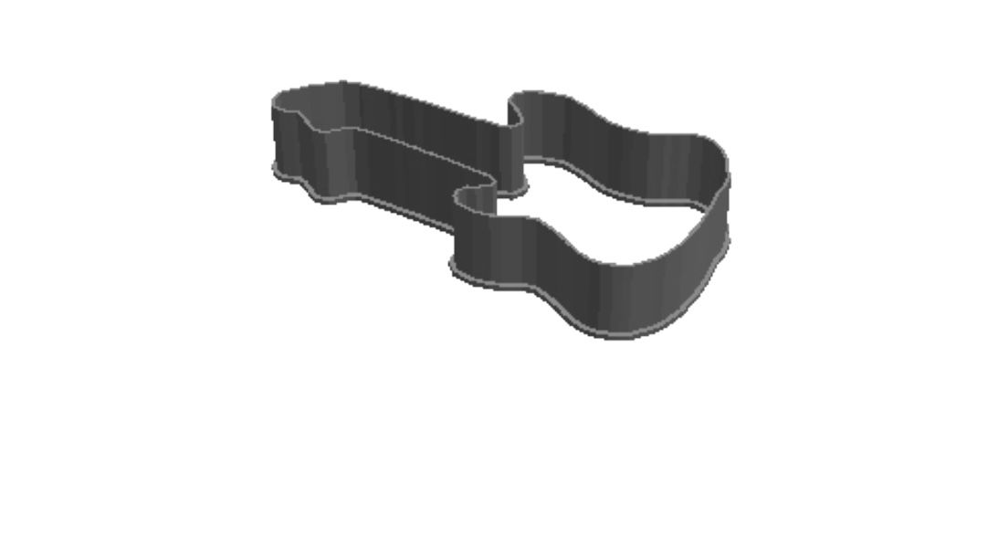 Electric Guitar Cookie Cutter            _0