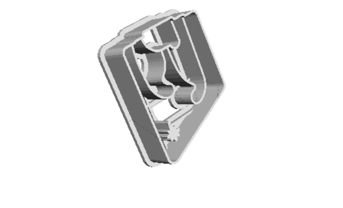 Christmas 1 outline Cookie Cutter             _0