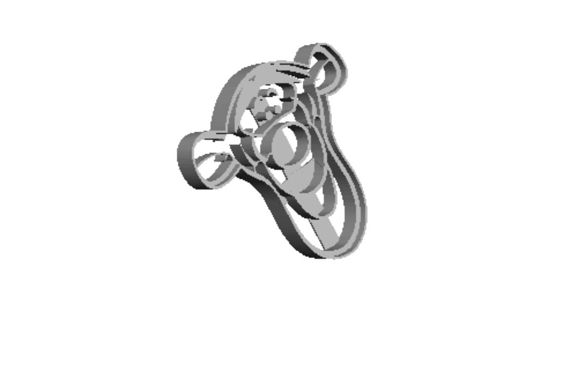 Tigerface outline Cookie Cutter               _0