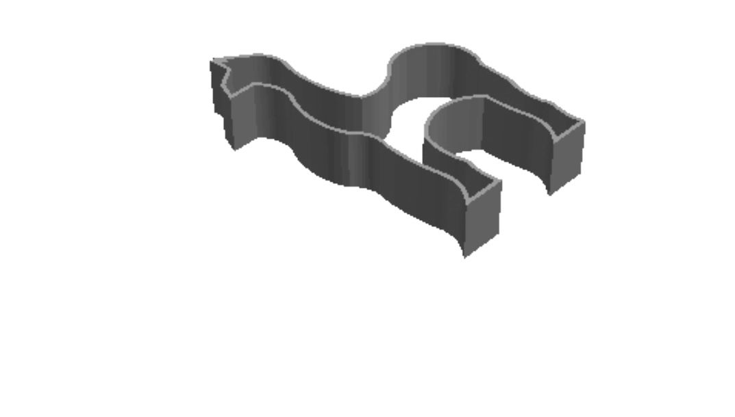 Llama outline Cookie Cutter     _0