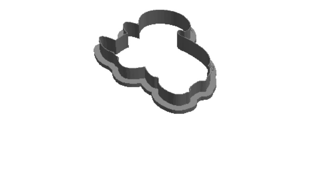 Forest Squirrel outline Cookie Cutter _0
