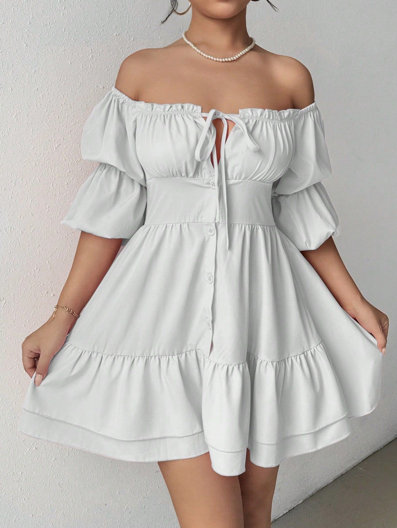 Off Shoulder Mini Dress_5