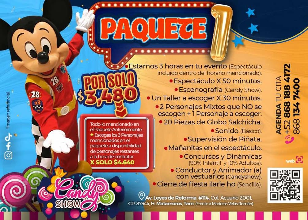PAQUETE PARA FIESTA INFANTIL #1:_0