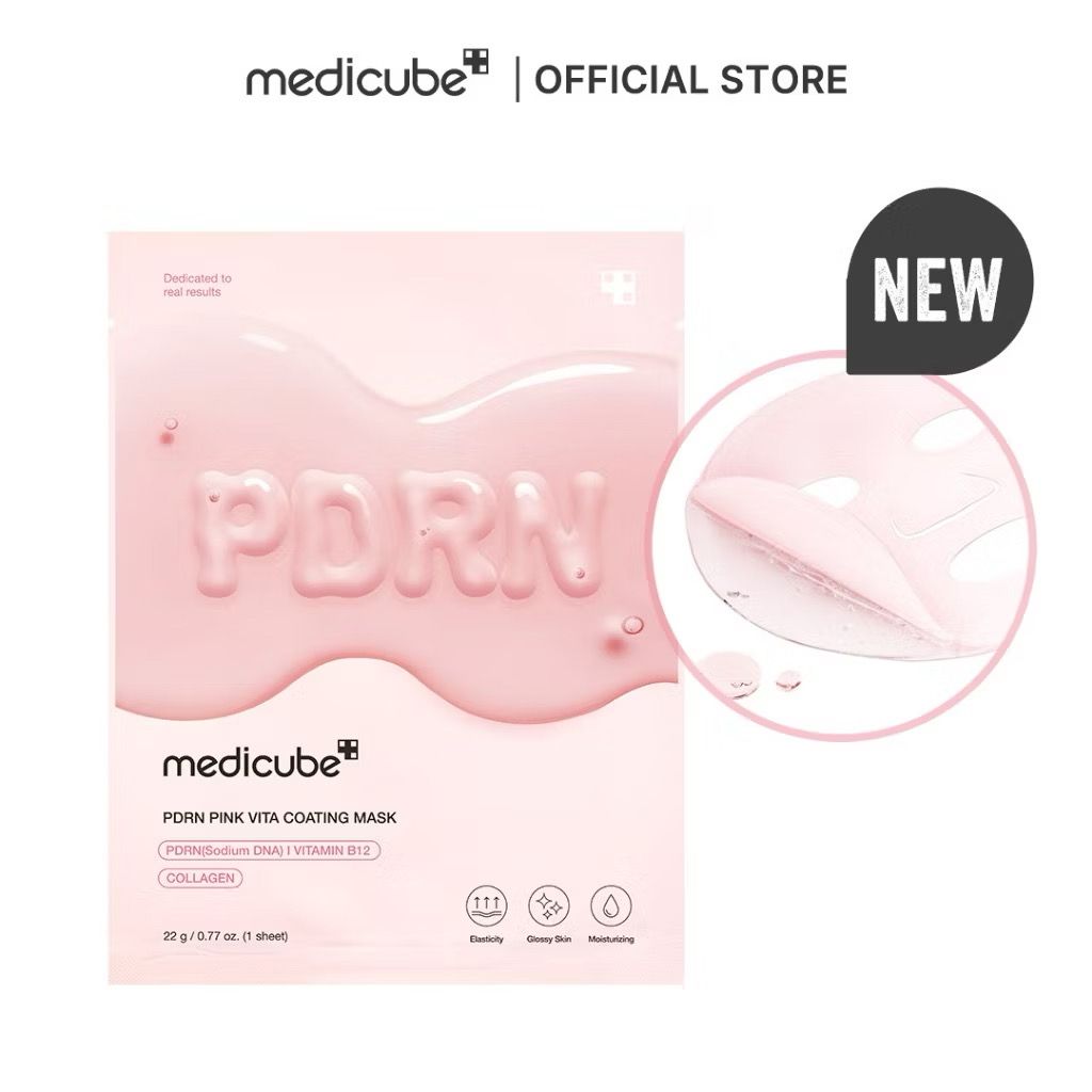 Medicube 🇰🇷face mask 💘⭐️ โซจึ้งง มาร์ค DNA แซลม่อน🍣_4