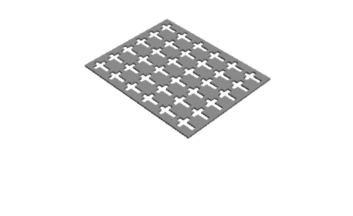 Crucifix Sprinkle Stencil Cookie Cutter        _0