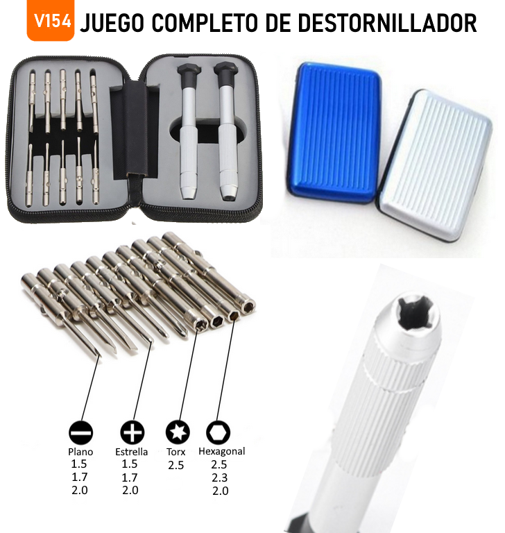 V154 H, destornillador kit_0
