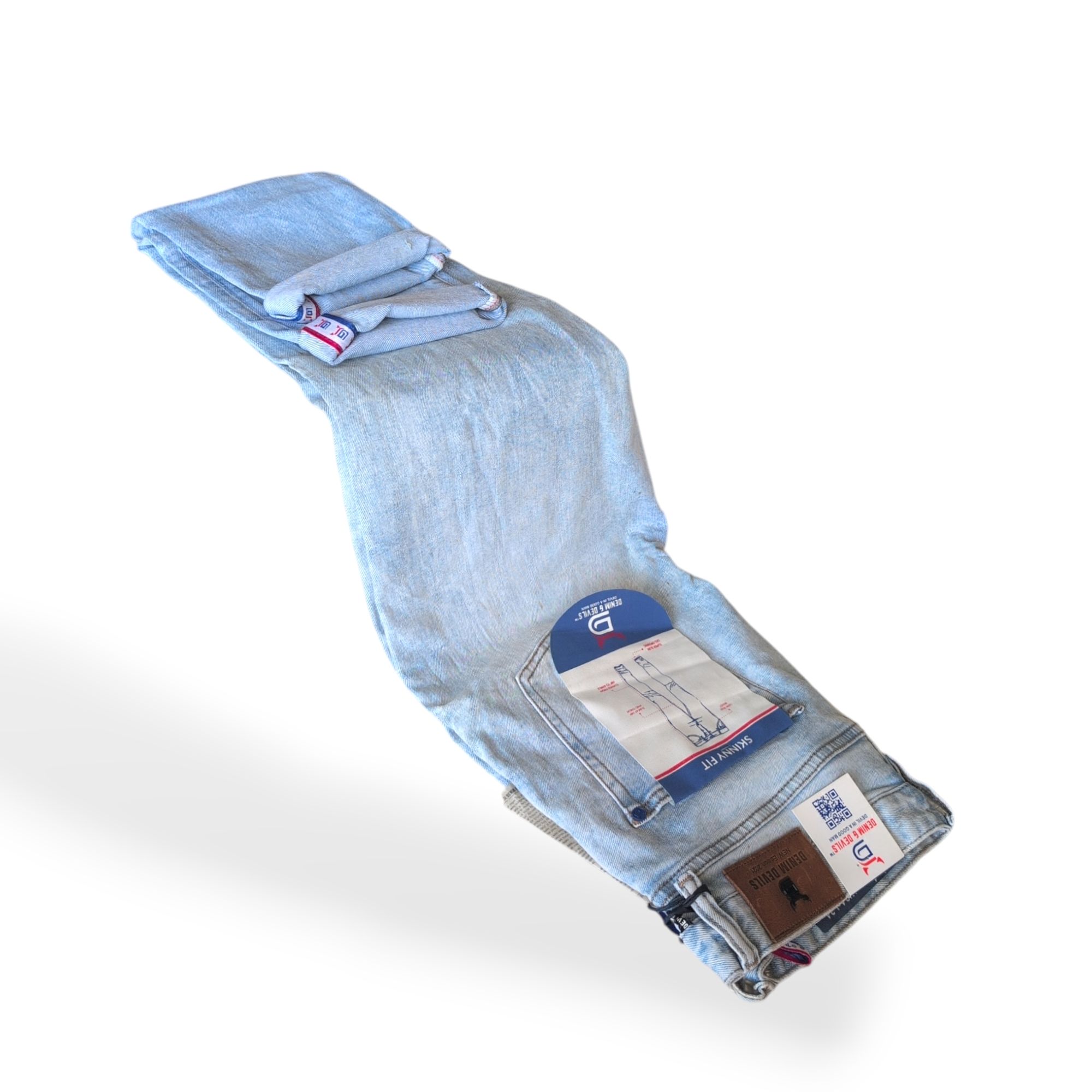 DENIM & DEVILS LIMITED EDITION SKY BLUE JEANS FOR MEN_2