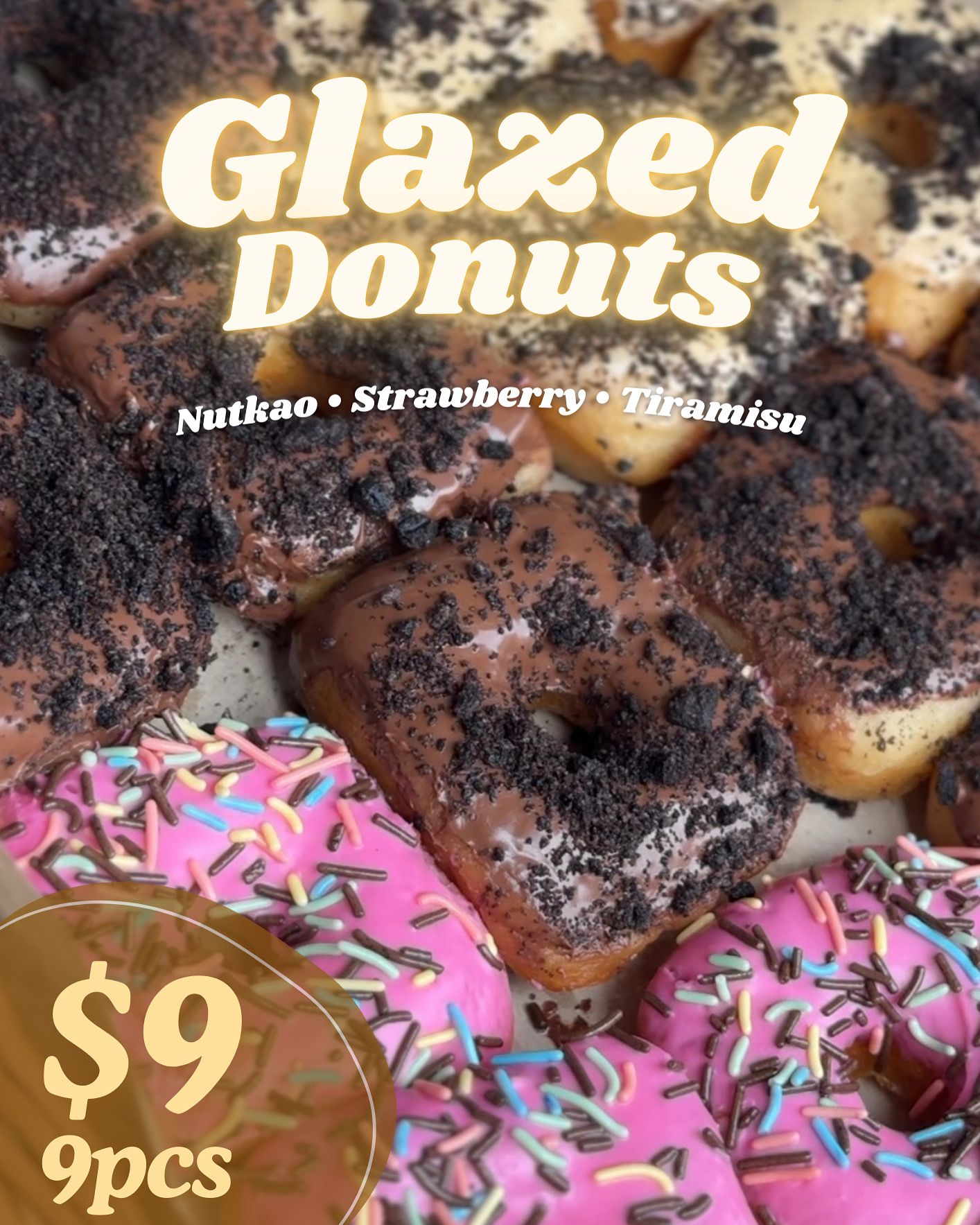 9pcs Glazed Donuts_0