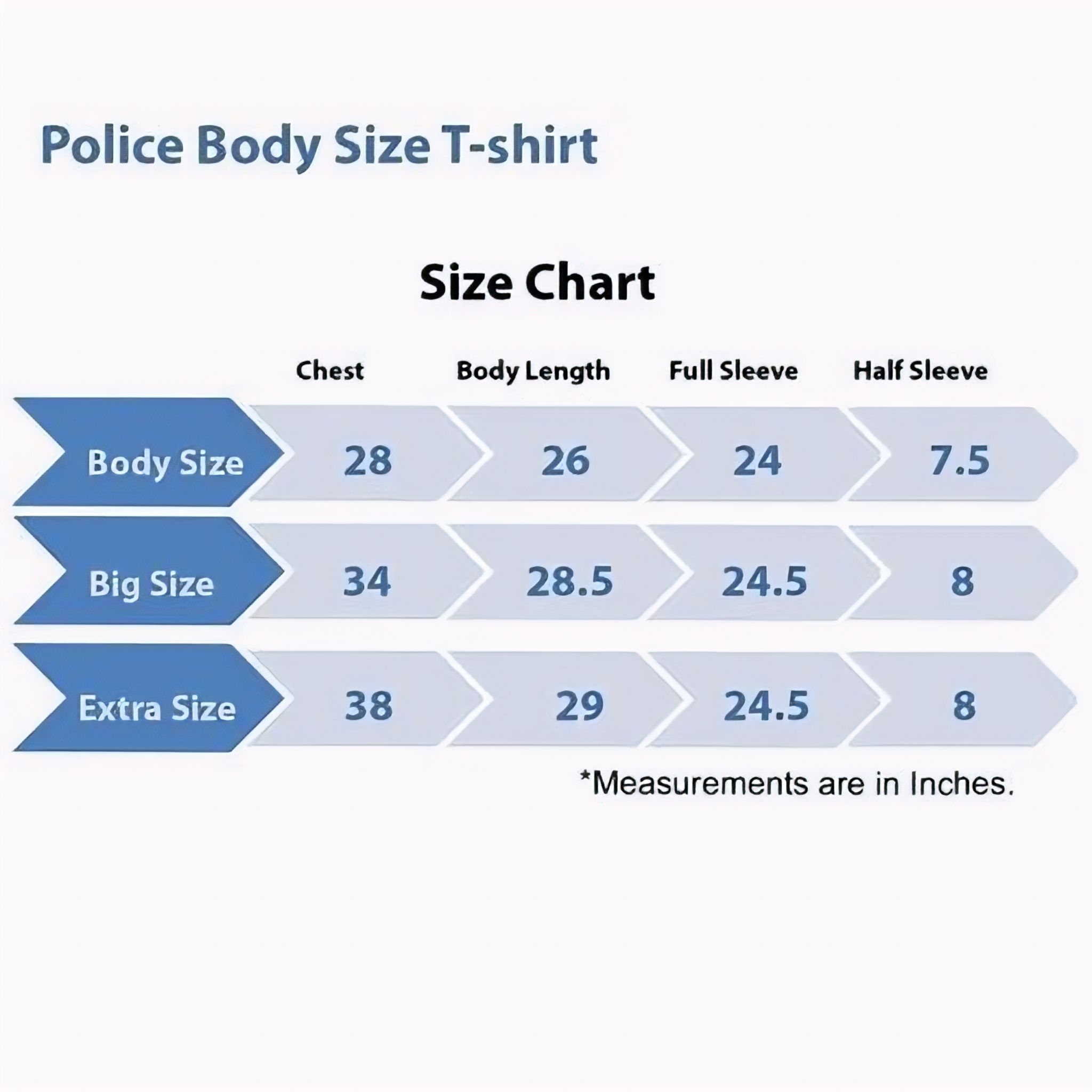 Police Brand Men's T-Shirt | Body Size _2