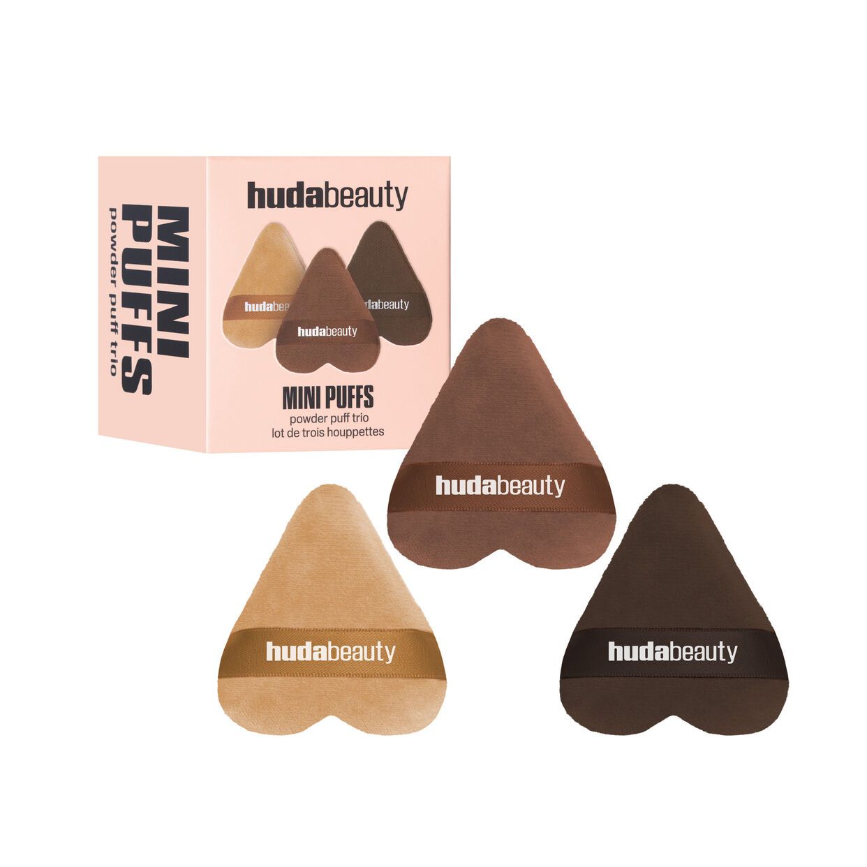 Hudabeauty - Mini Puffs Powder Puff Trio_0
