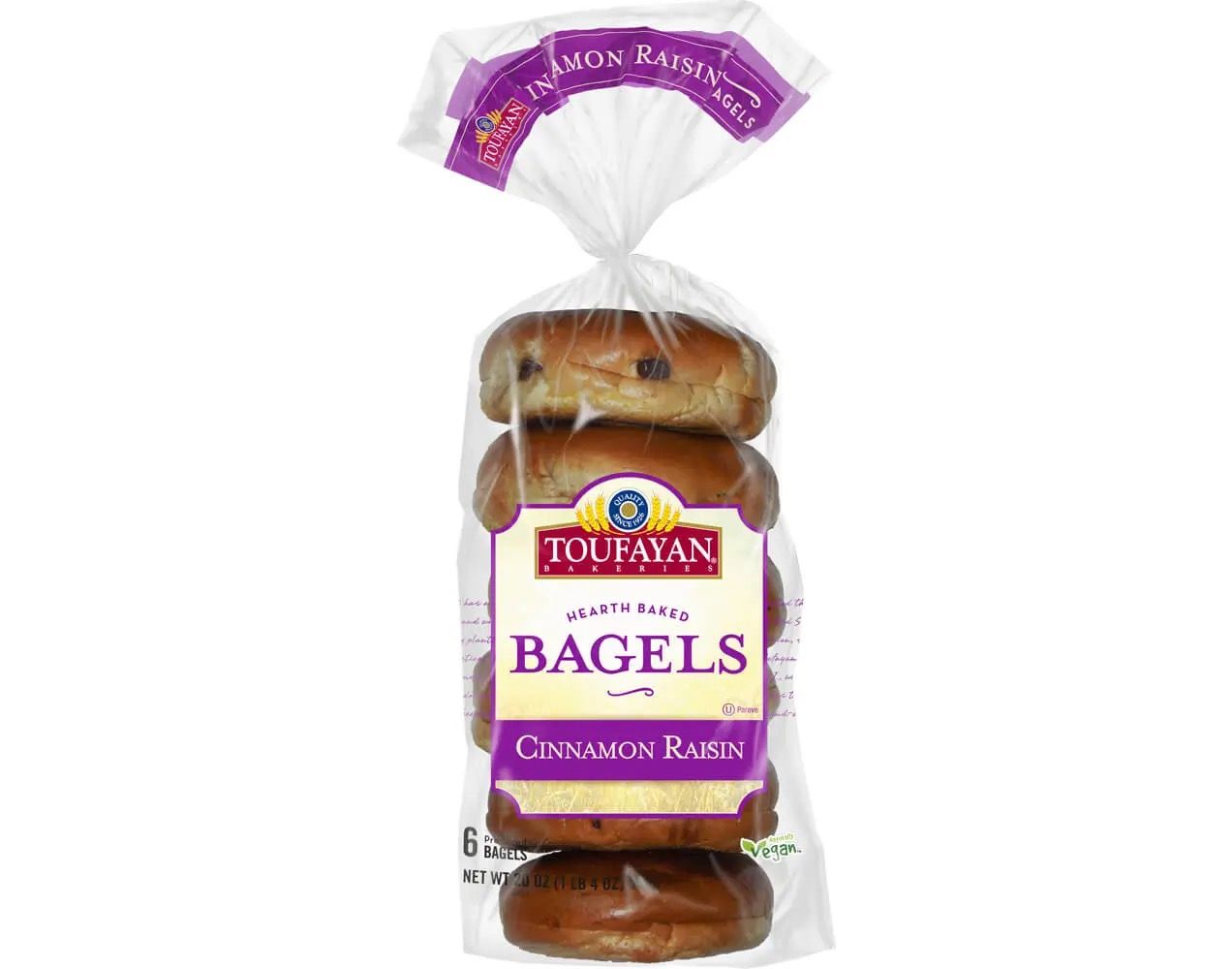 Toufayan cinnamon raisin bagel_0
