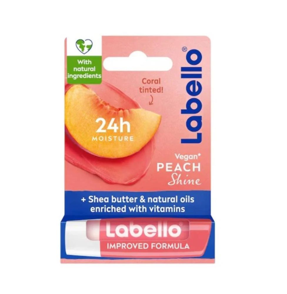 Labello Peach lip moisturiser- لابيلو مرطب شفاه خوخ_0
