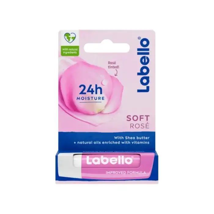 Labello soft rose lip moisturiser- لابيلو مرطب شفاه بالورد الناعم_0