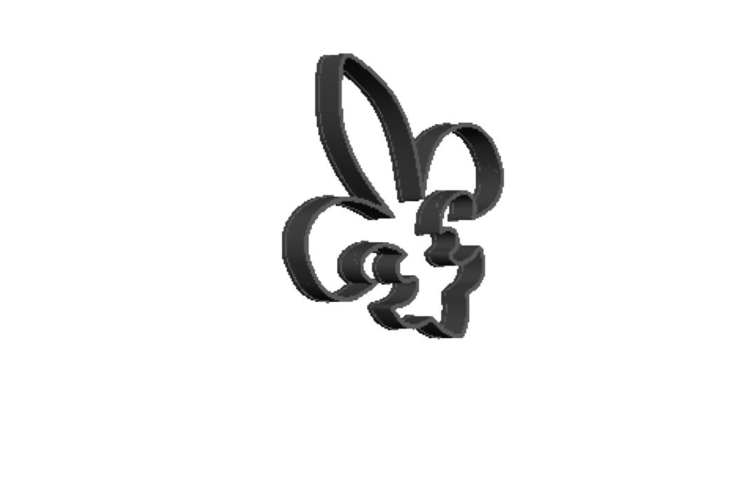 Fleur de Lis Cookie Cutter         _0