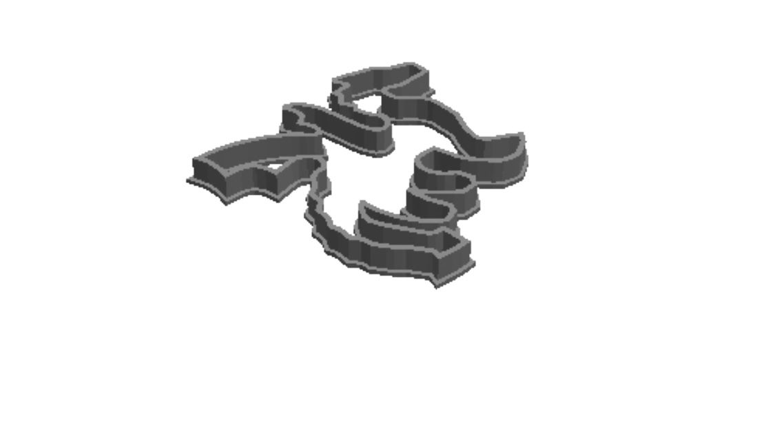 Dragon Flying Cookie Cutter          _0