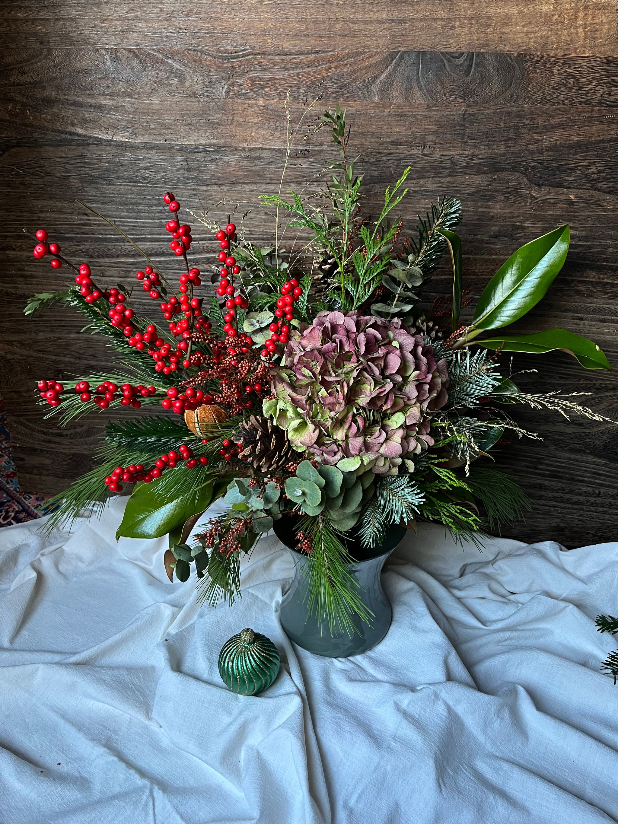 RAMO DE HORTENSIA E ILEX_2