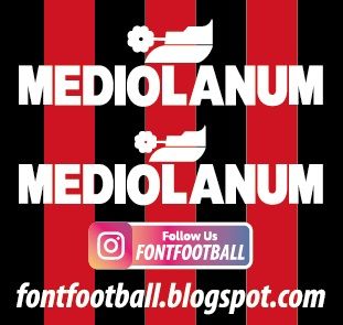 Sponsor AC Milan 1990 1991 Mediolanum Vector_0