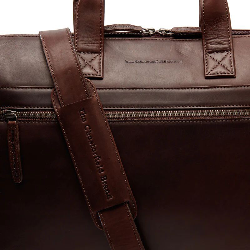 Brown Genuine leather bag_2