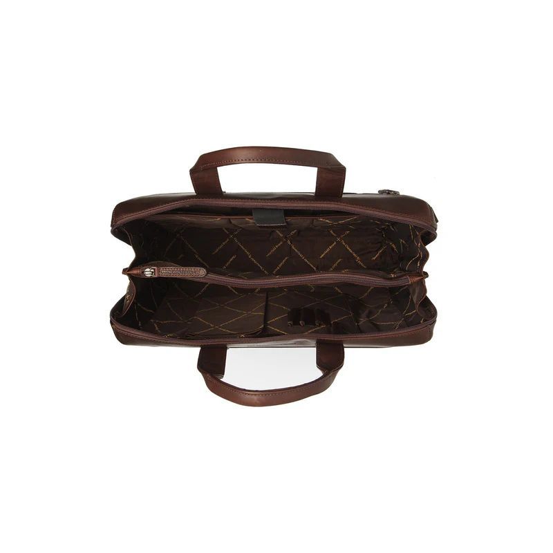 Brown Genuine leather bag_3