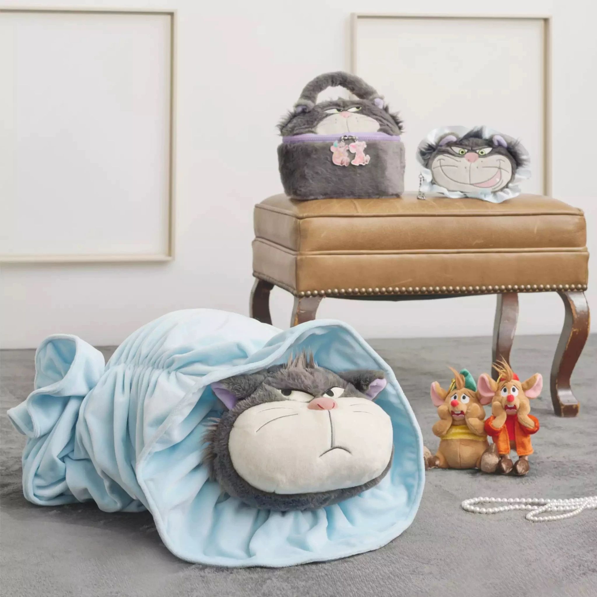 Disney Cat Day Lucifer Trapped-in-Pillow Case Large Plush_0