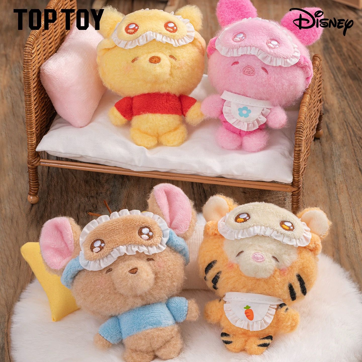 Disney Squinting Sleepwear Plush Pendant Blind Box_4