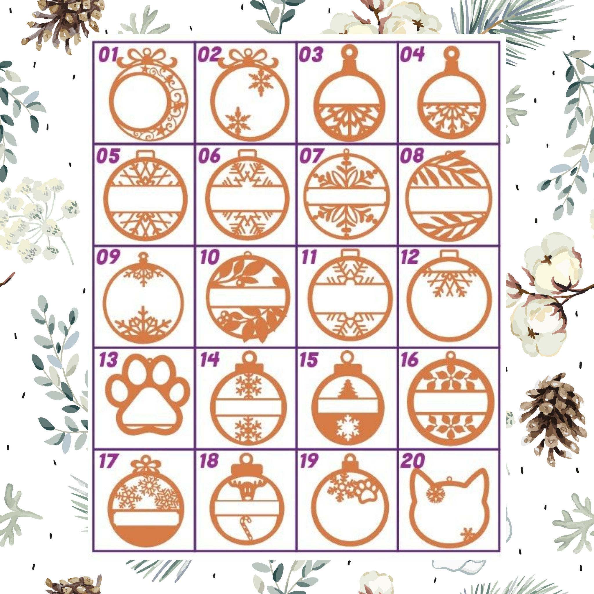 Esfera con nombre pintada _1