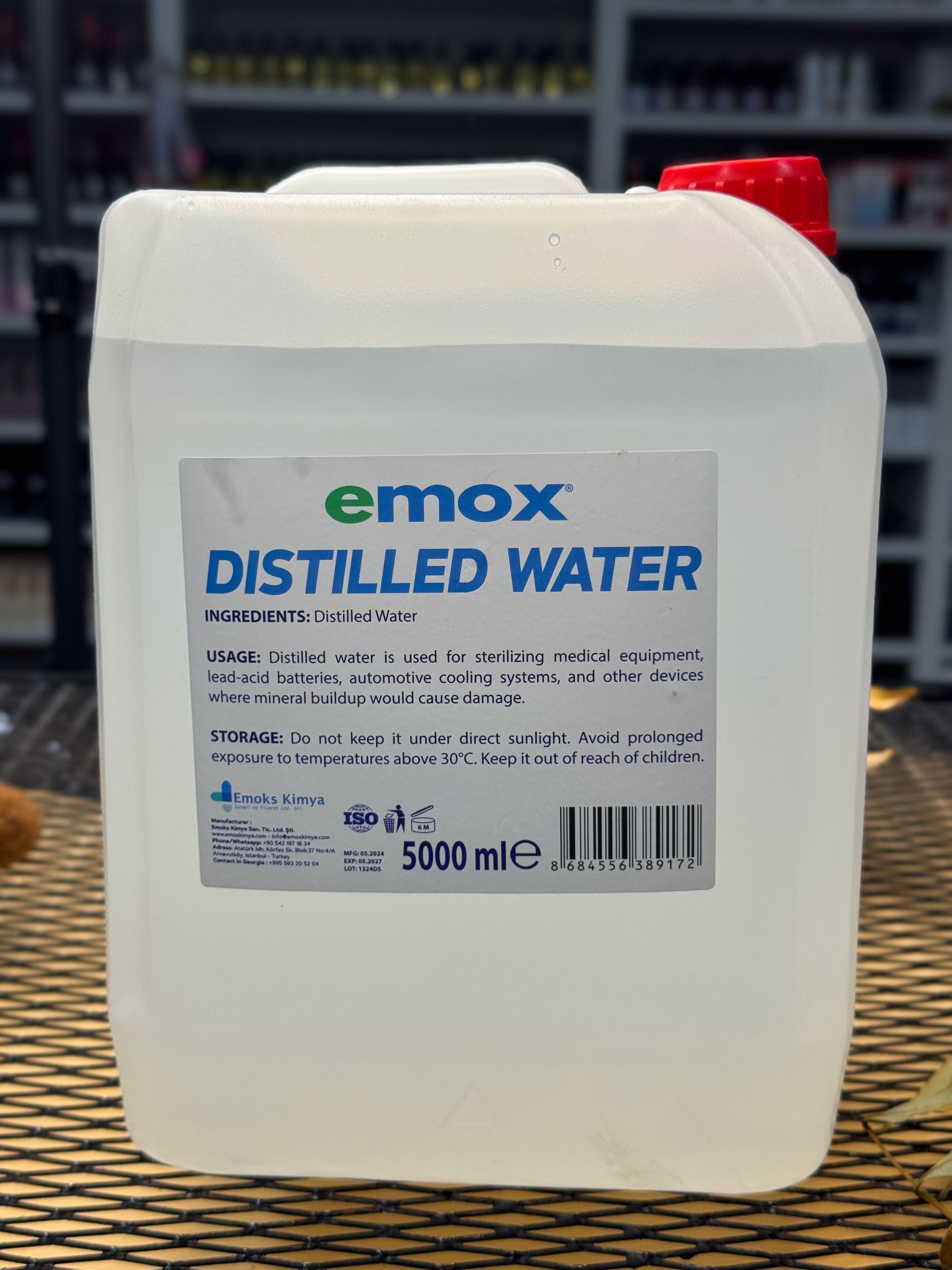 Distilled Water 5L Gallon_0