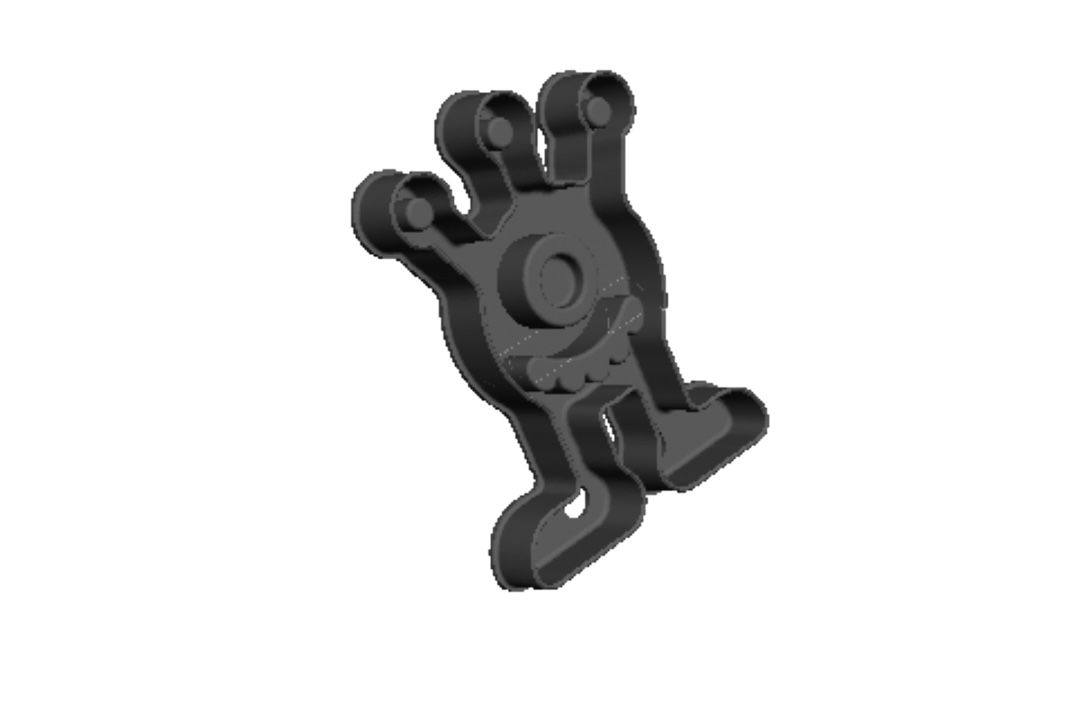 Wacky Monster 11 outline Cookie Cutter  _0